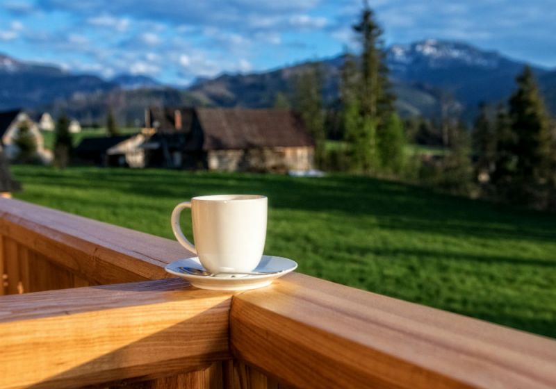 Miejsce dla palących- balkon